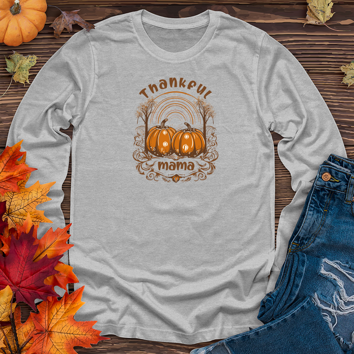 Vintage Pumpkin Romance Long Sleeve Tee