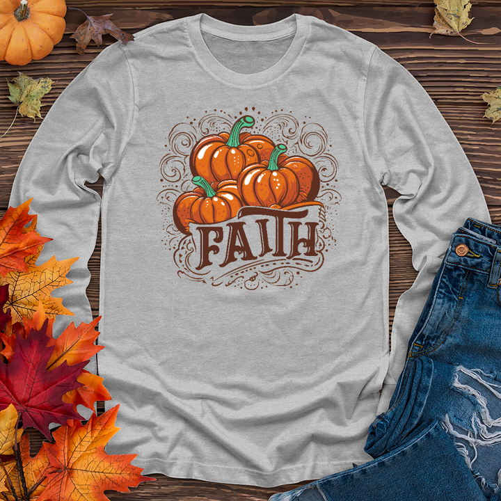 Autumn Affection Pumpkins Long Sleeve Tee