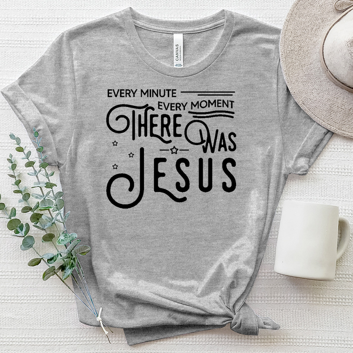 There Was Jesus Heathered Tee