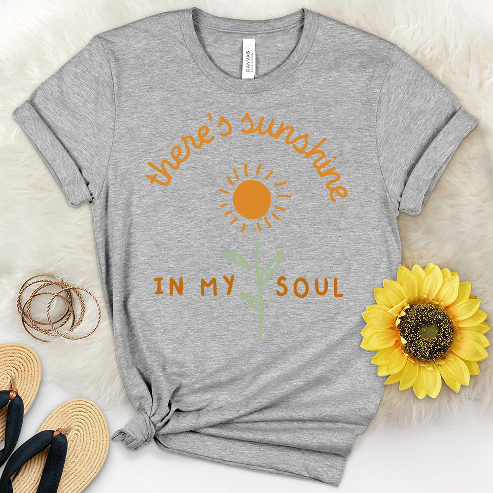 There's Sunshine Heathered Tee