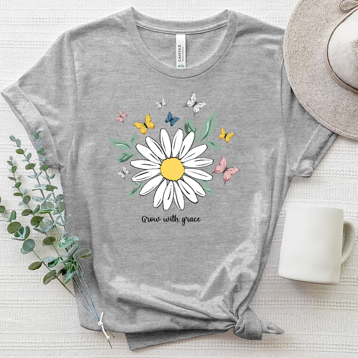 Grow with Grace Daisy Heathered Tee