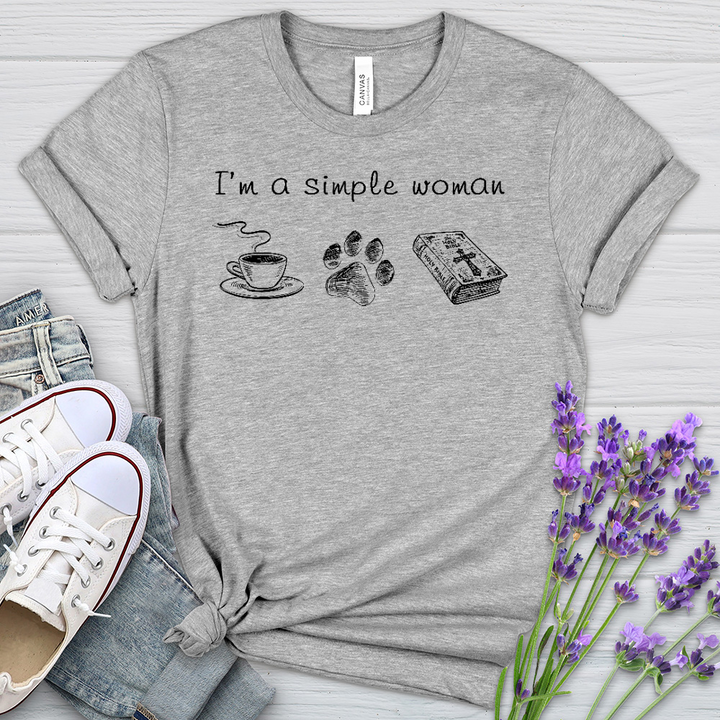 Simple Woman Heathered Tee