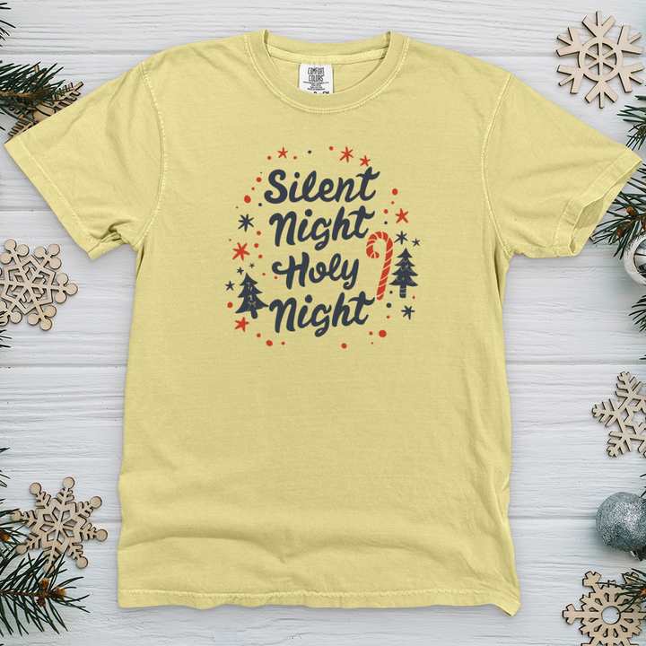 Silent Night Holy Night 01 Heavy Cotton Comfort Colors Tee