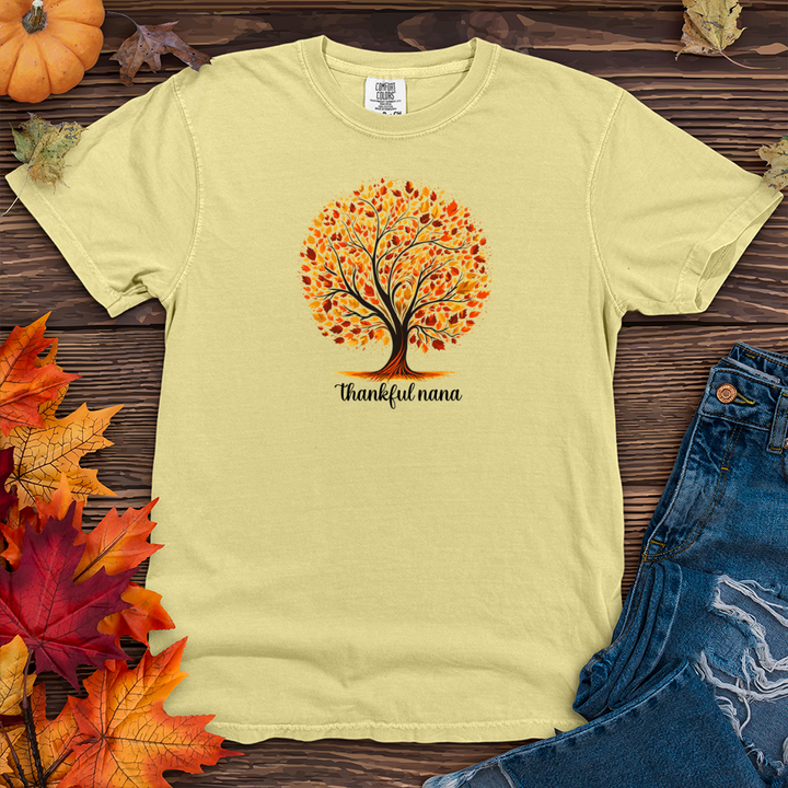 Retro Leaf Silhouette Tree Heavy Cotton Comfort Colors Tee