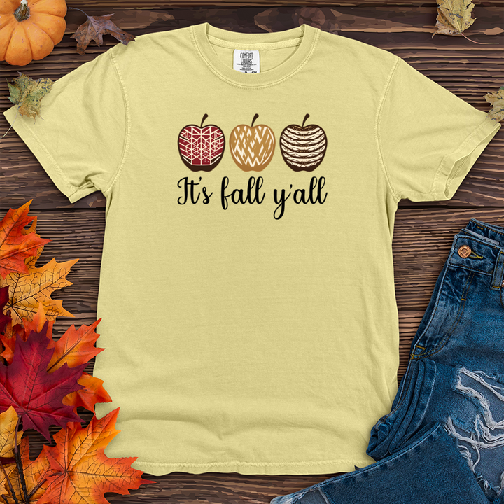 It's Fall Y'all Apple Cider Heavy Cotton Comfort Colors Tee