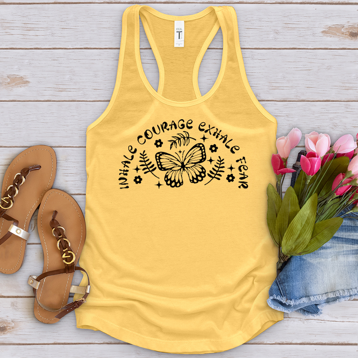 Exhale Fear Butterfly Tank Top