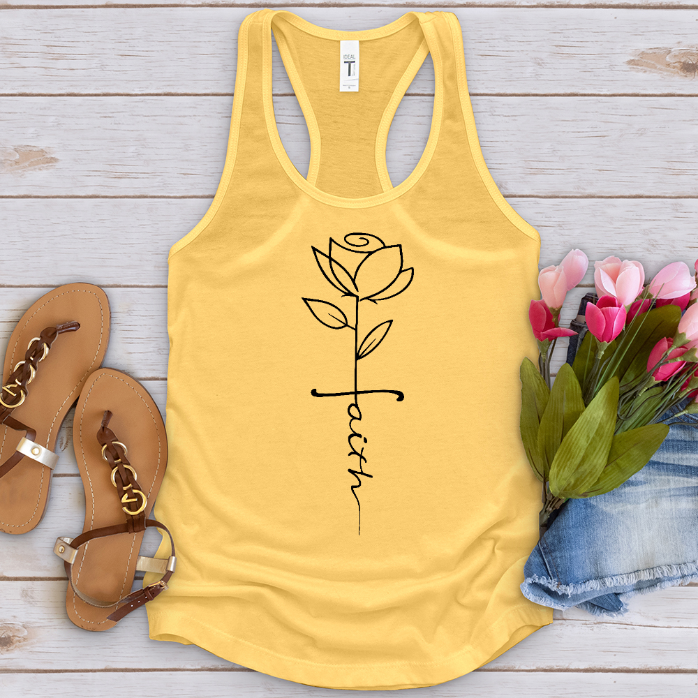 Faith Flower Stem Tank Top