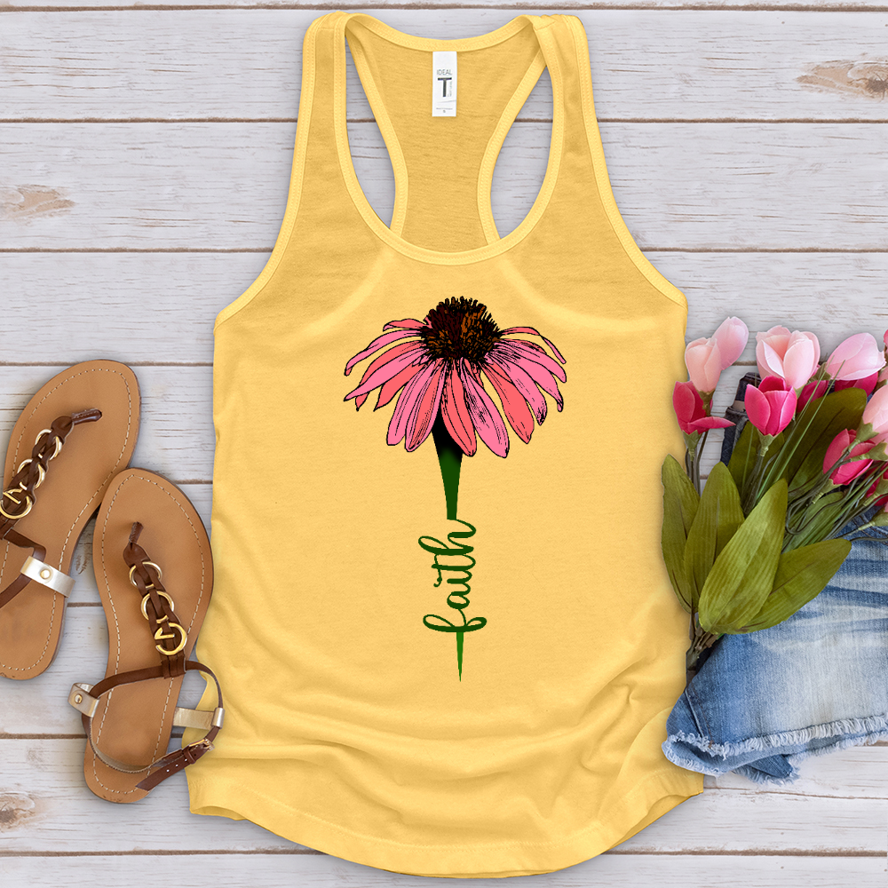 Faith Daisy Mandala Tank Top