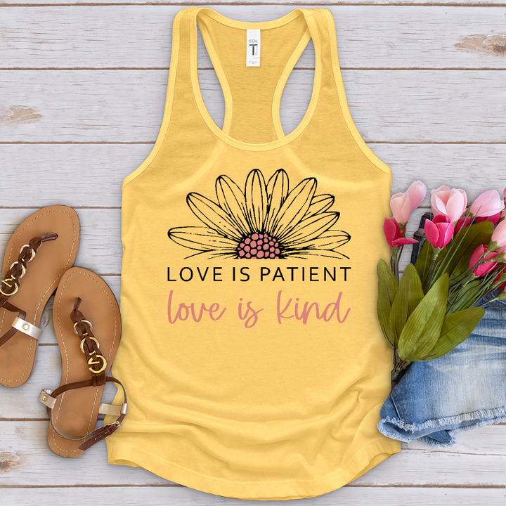 Love Is Patient Blossom Tank Top