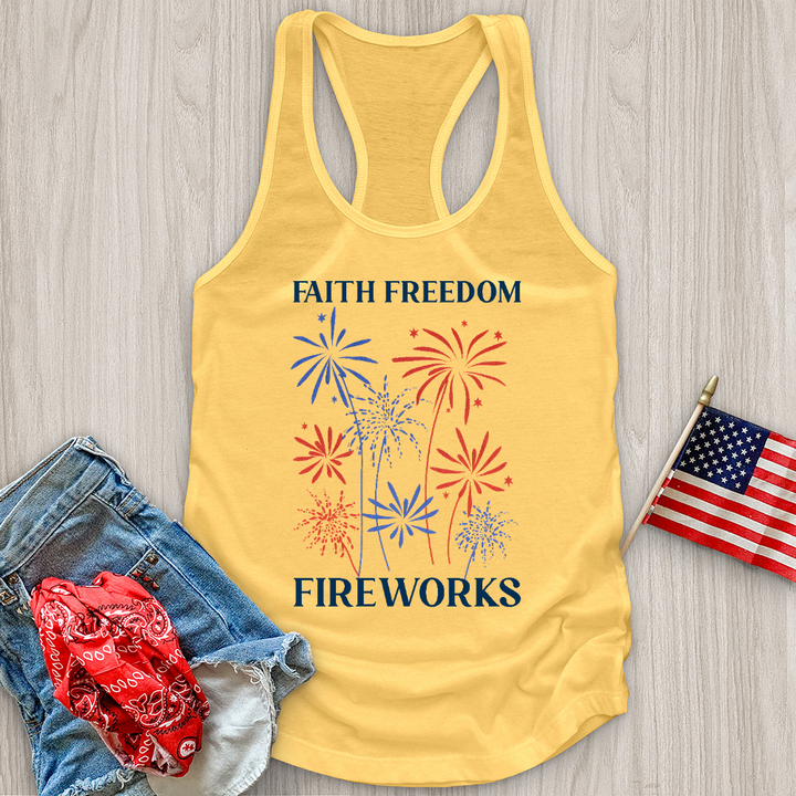 Faith & Fireworks Garden Tank Top