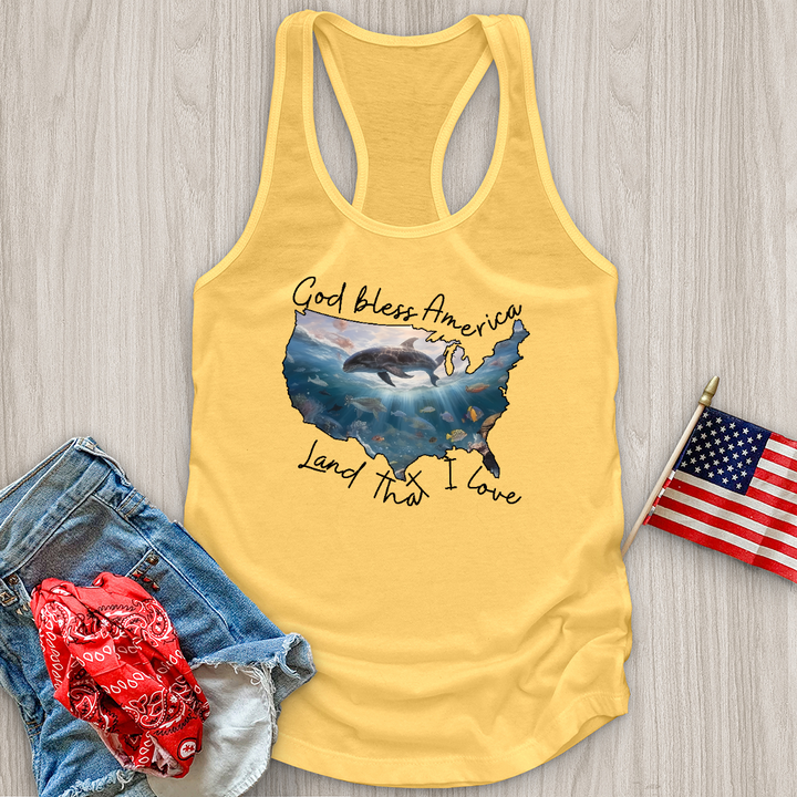 Ocean With Animals in It 2 Tank Top