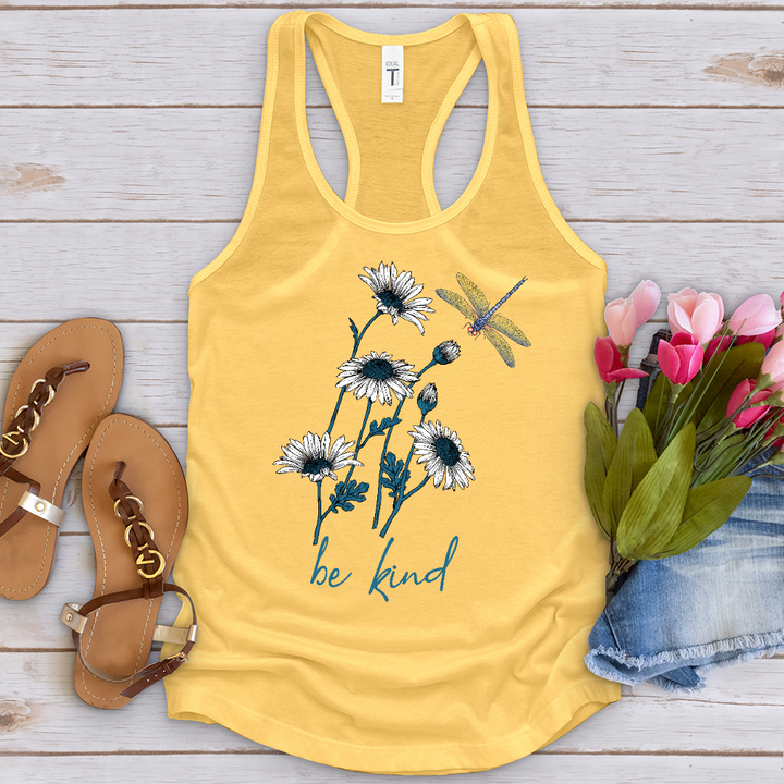 Be Kind Daisy Flower Tank Top