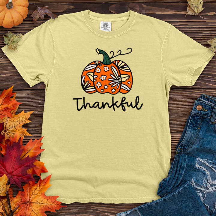 Thankful Pumpkin 01 Heavy Cotton Comfort Colors Tee