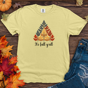 Vintage Bonfire Leaf Trio Heavy Cotton Comfort Colors Tee