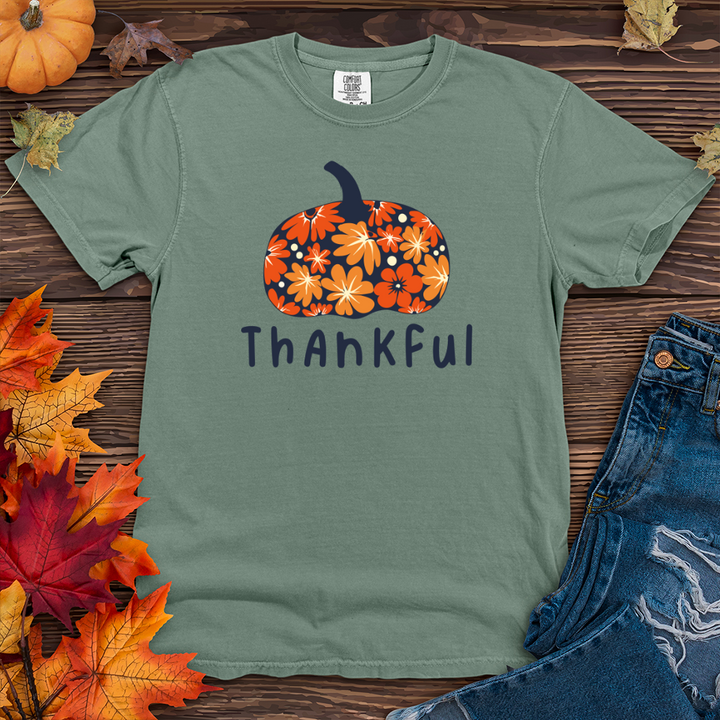 Thankful pumpkin 03 Heavy Cotton Comfort Colors Tee