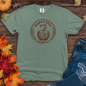 Vintage Wheat Apple Rustic Heavy Cotton Comfort Colors Tee