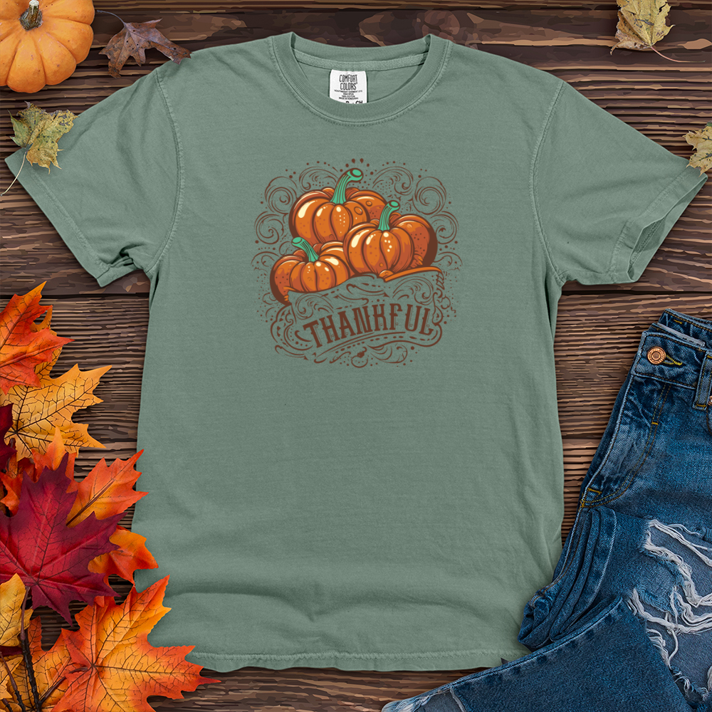 Autumn Affection Pumpkins Heavy Cotton Comfort Colors Tee