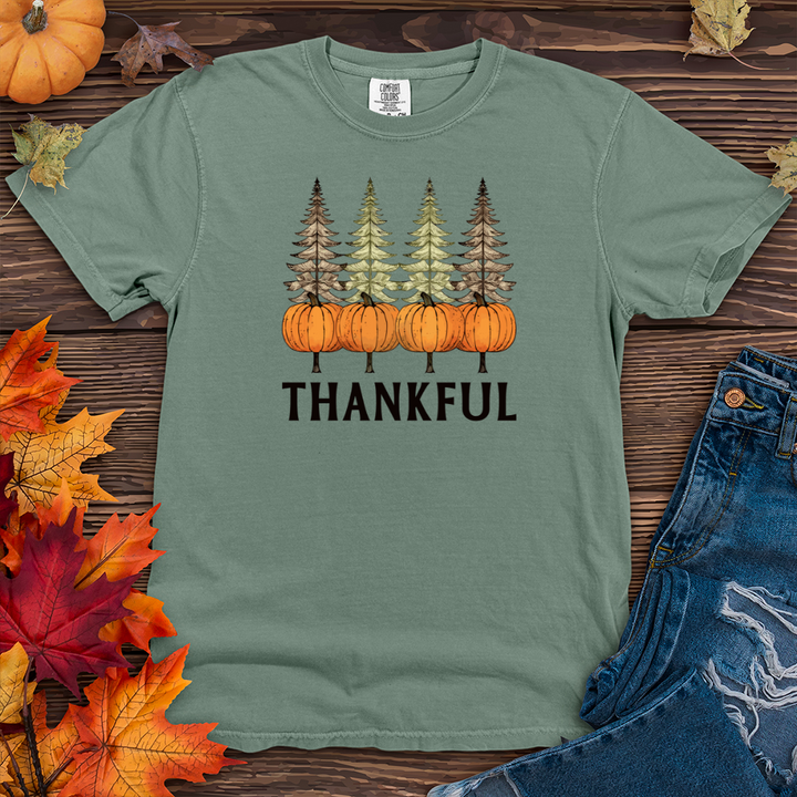 Retro Harvest Trio Pine Trees Heavy Cotton Comfort Colors Tee