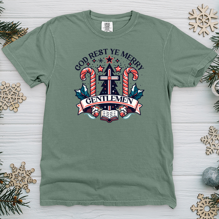 God Rest Ye Merry Gentlemen Heavy Cotton Comfort Colors Tee