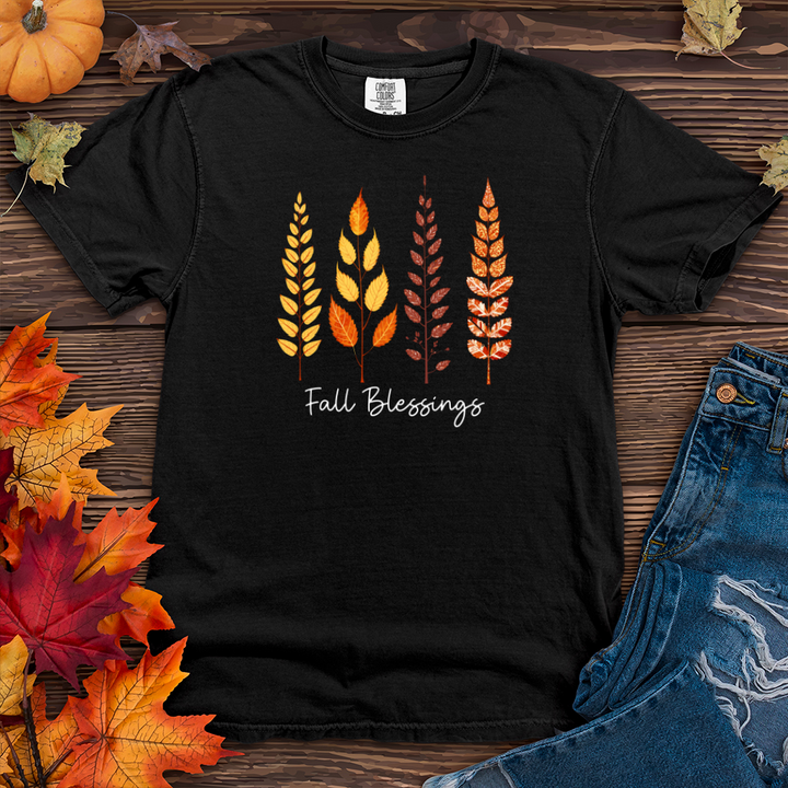 Retro Fall Foliage Icon Trio 01 Heavy Cotton Comfort Colors Tee