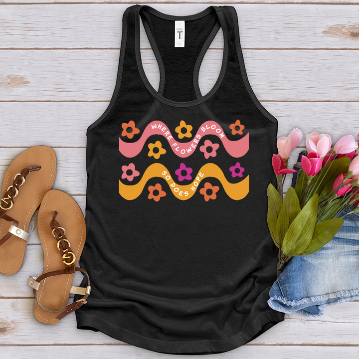 Where Flowers Bloom Daisy Pattern Tank Top