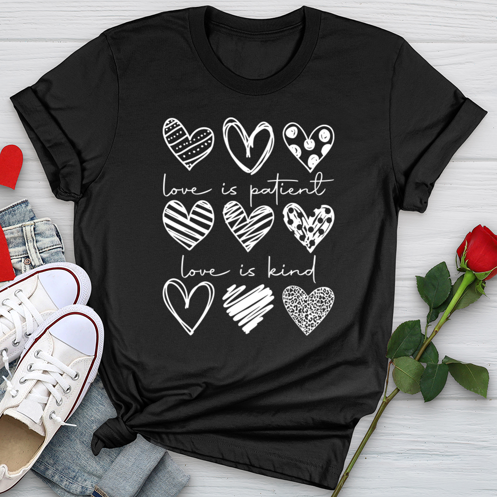 Heart Pattern Softstyle Tee