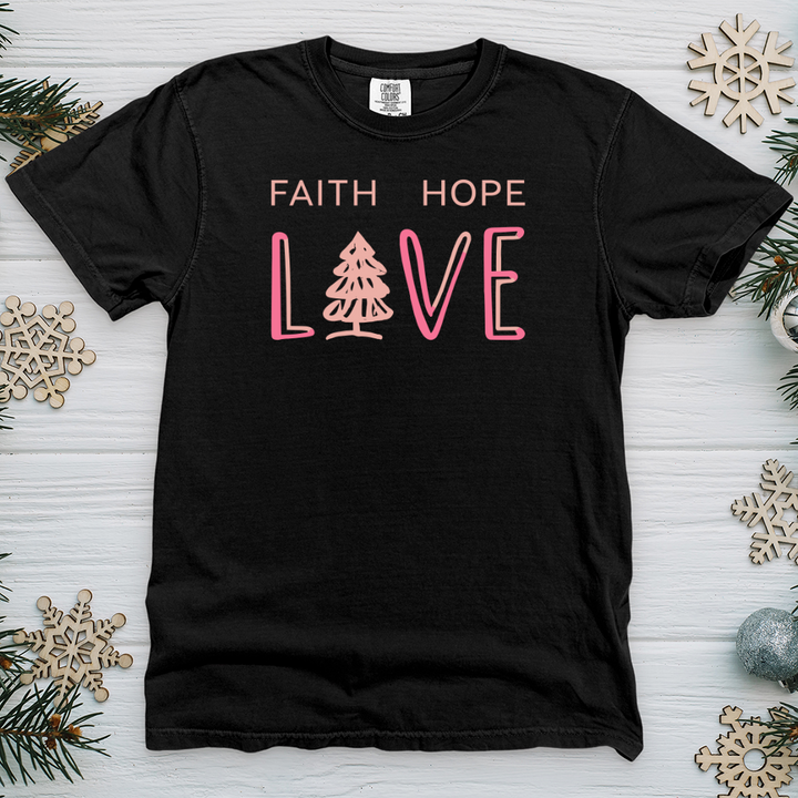 Faith Hope Love Heavy Cotton Comfort Colors Tee