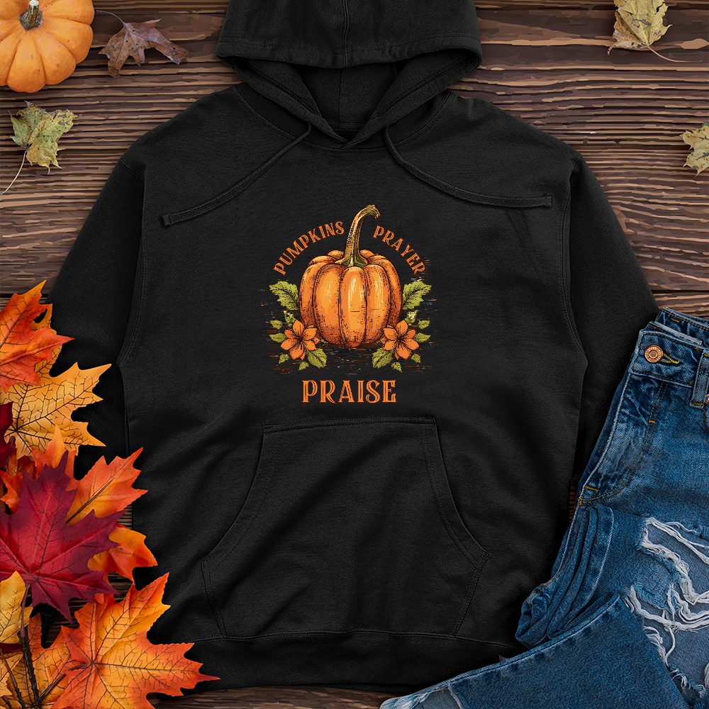 Pumpkins Prayer & Praise Midweight Hoodie