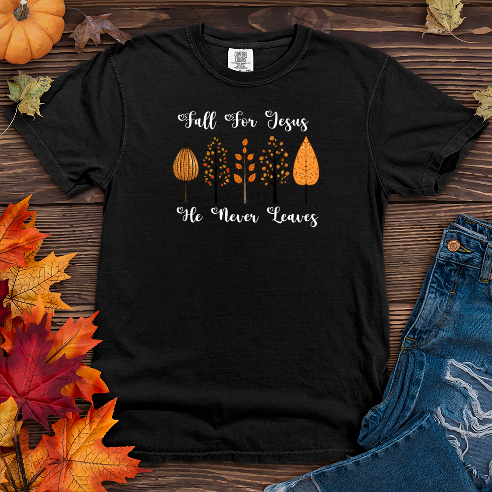 Vintage Whimsical Fall Wonderland Trio 01 Heavy Cotton Comfort Colors Tee