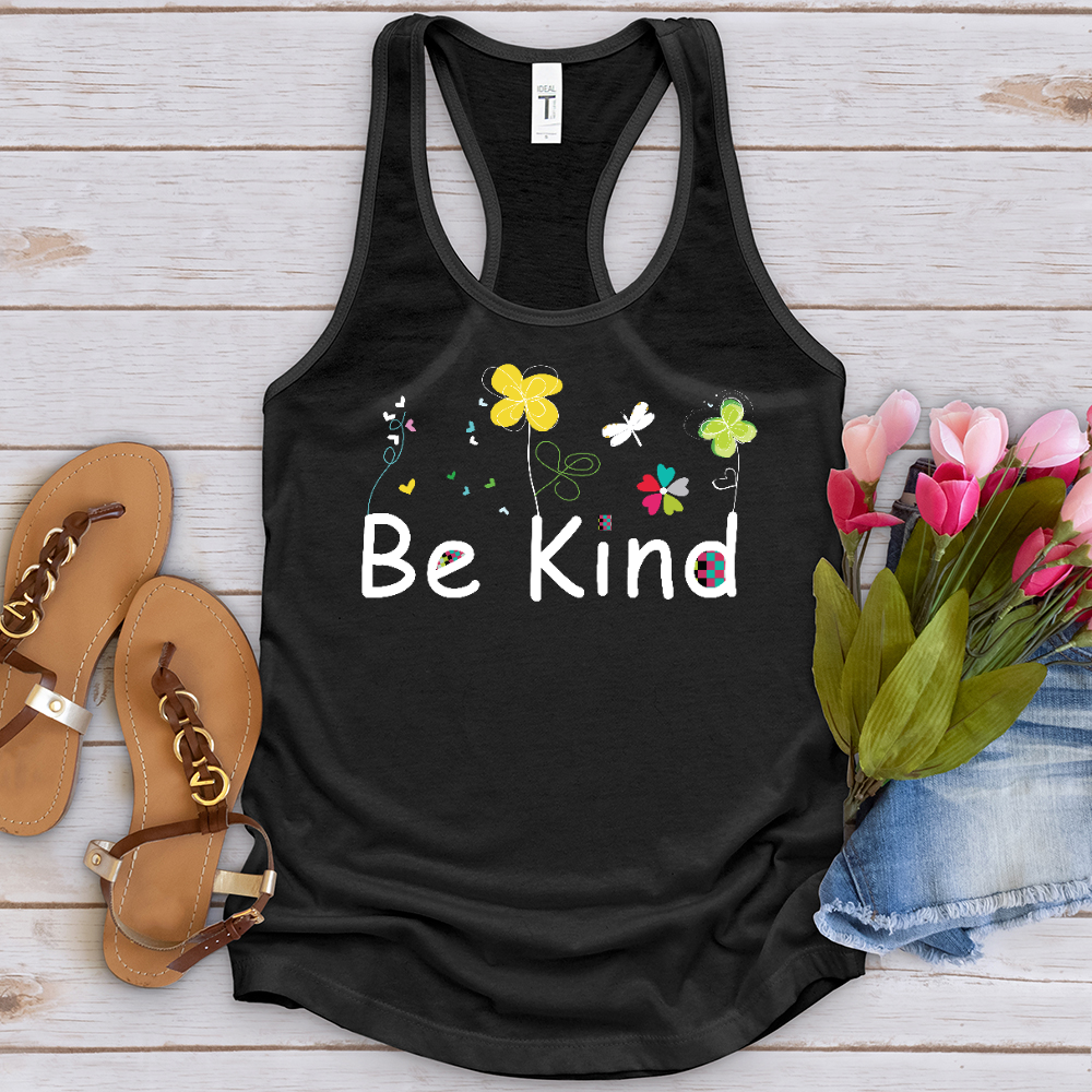 Be Kind Spring Garden Tank Top