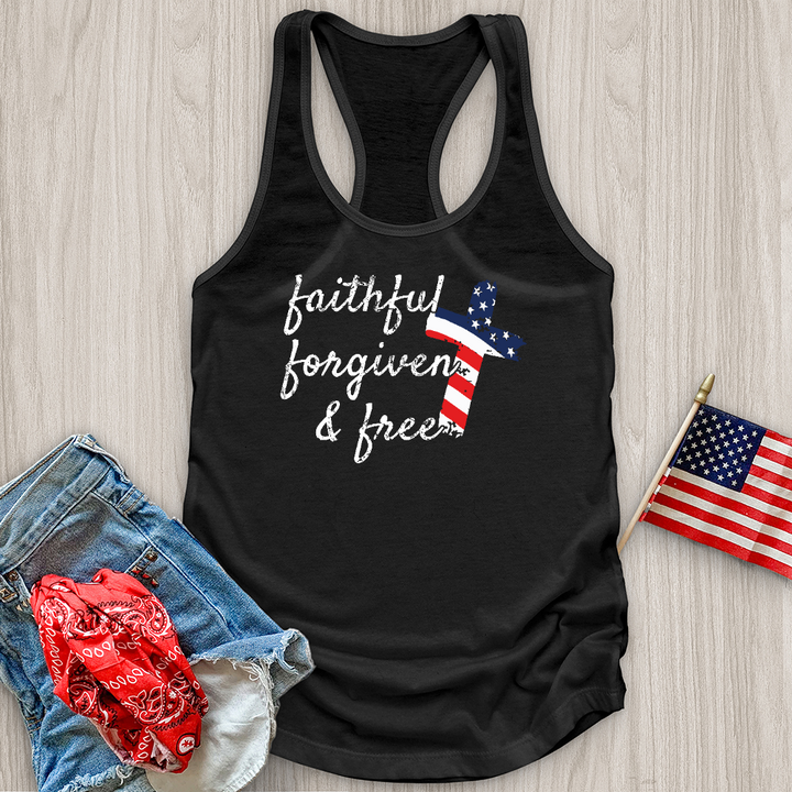 Faithful Stripes Flag Tank Top