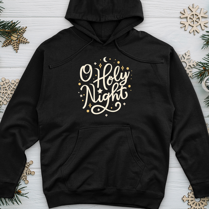 O Holy Night Midweight Hooded Sweatshirt