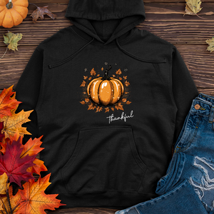 Sparkling Thankful Pumpkin Midweight Hoodie