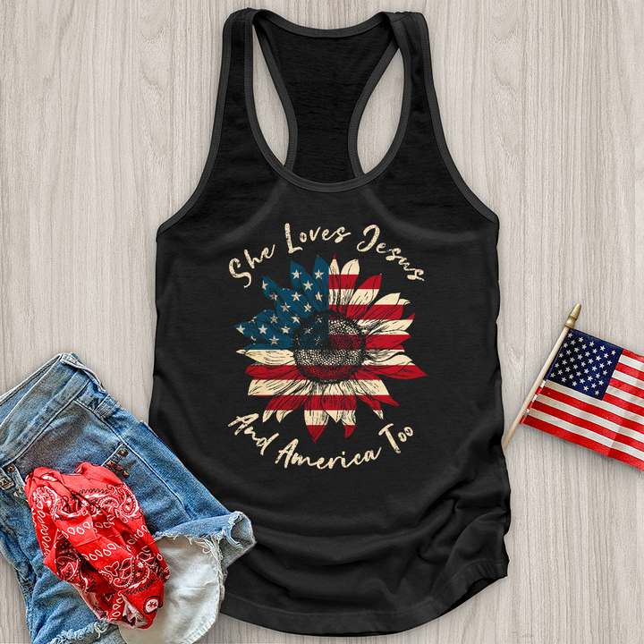 She Loves Jesus Tank Top