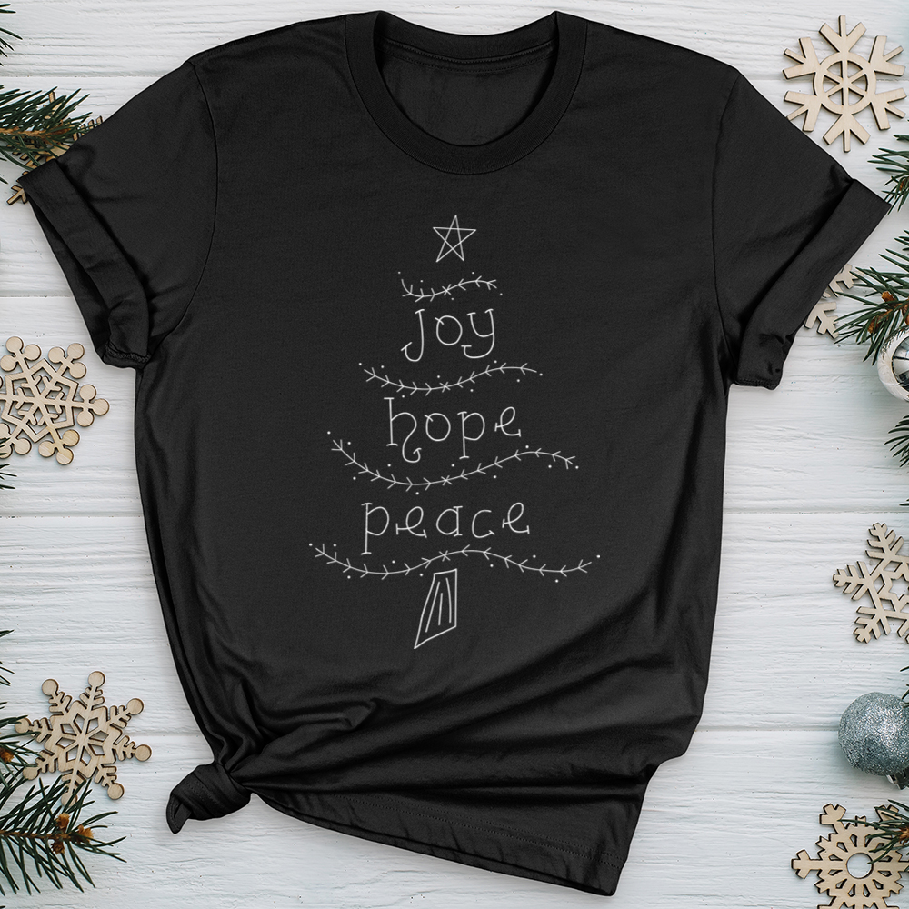 Joy Hope Peace Softstyle Tee