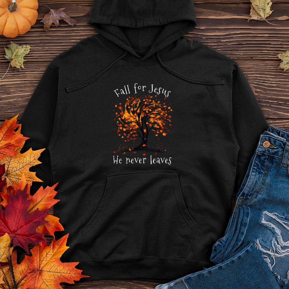 Fall For Jesus Swirl Midweight Hoodie