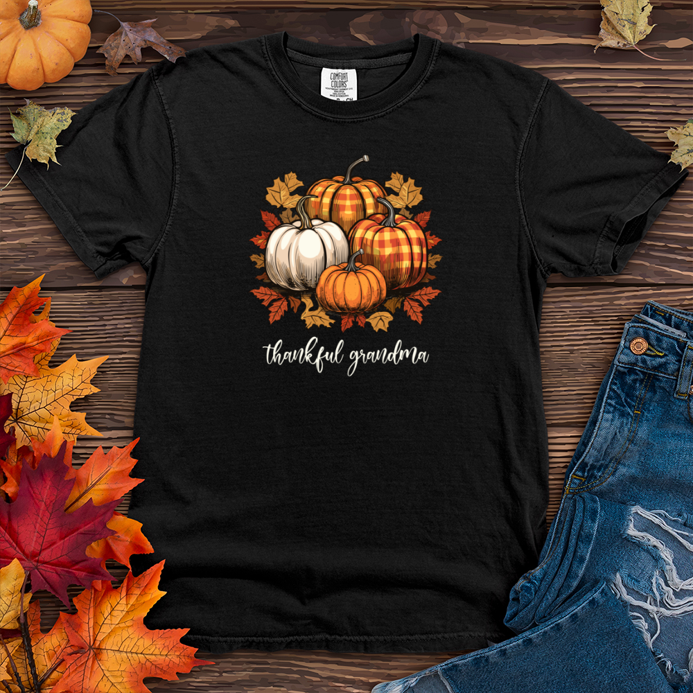 Thankful Grandma Heavy Cotton Comfort Colors Tee