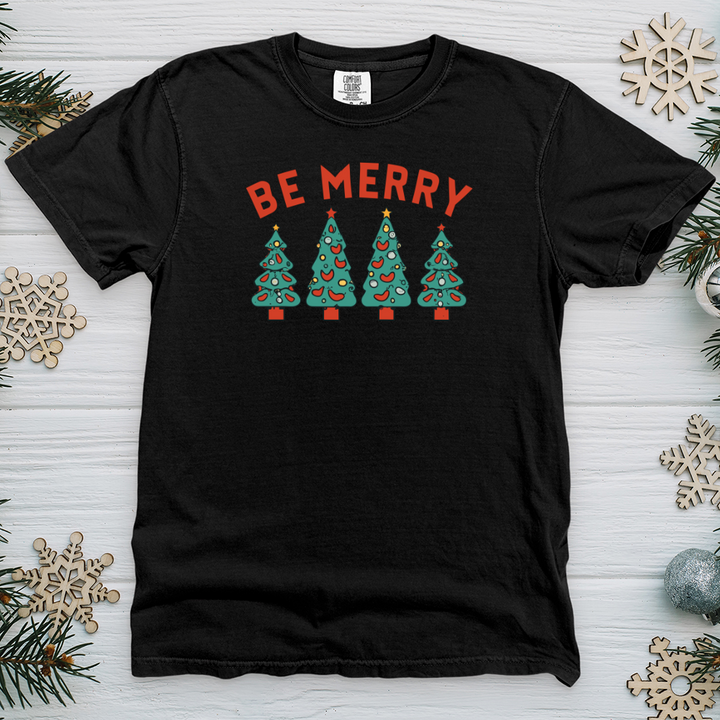 Be Merry Retro Heavy Cotton Comfort Colors Tee