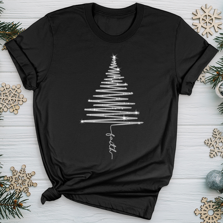 Sparkling Faith Tree Softstyle Tee