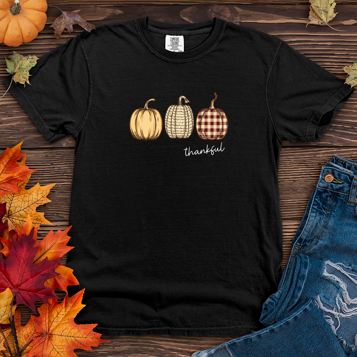 Retro Harvest Gingham Trio Heavy Cotton Comfort Colors Tee