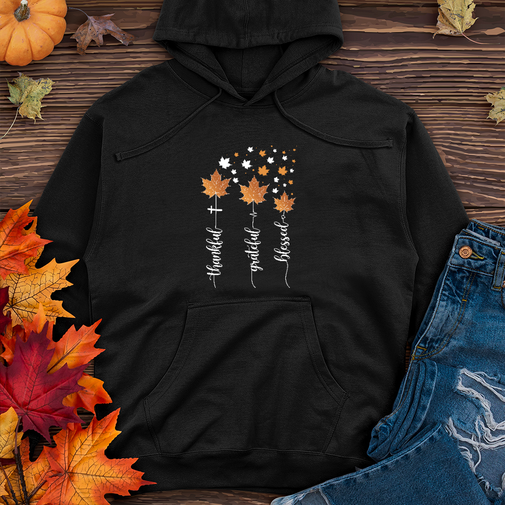 Faith Hope Love Autumn Midweight Hoodie