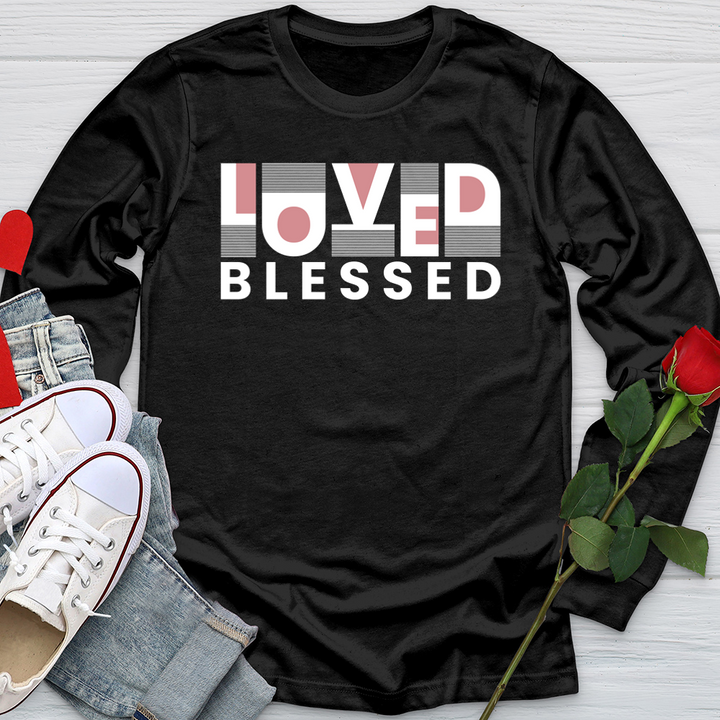 Loved Blessed Softstyle Long Sleeve