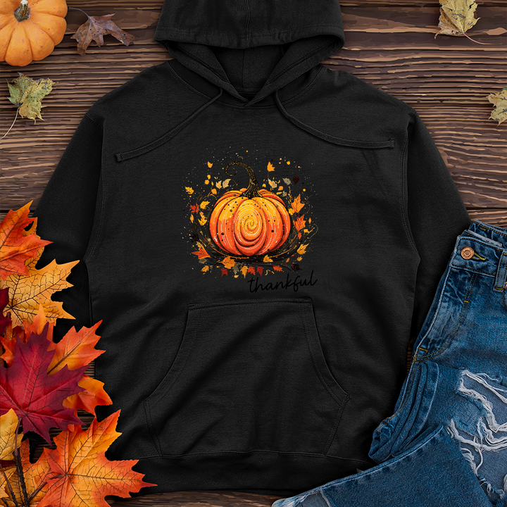 Thankful Pumpkin Swirl Midweight Hoodie