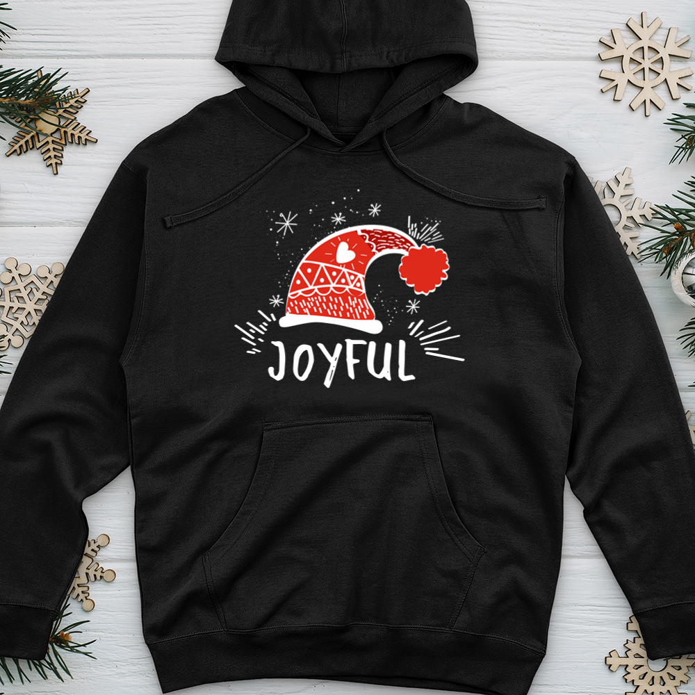 Joyful Hat Midweight Hooded Sweatshirt