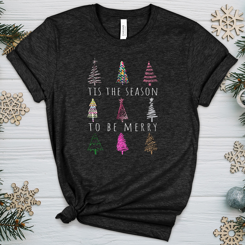 Christmas Tree Heathered Tee