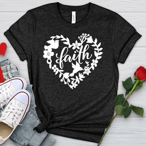 Faith Dove Heathered Tee