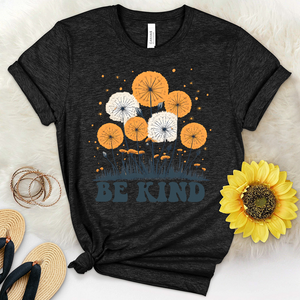 Be Kind Dandelion Garden Heathered Tee