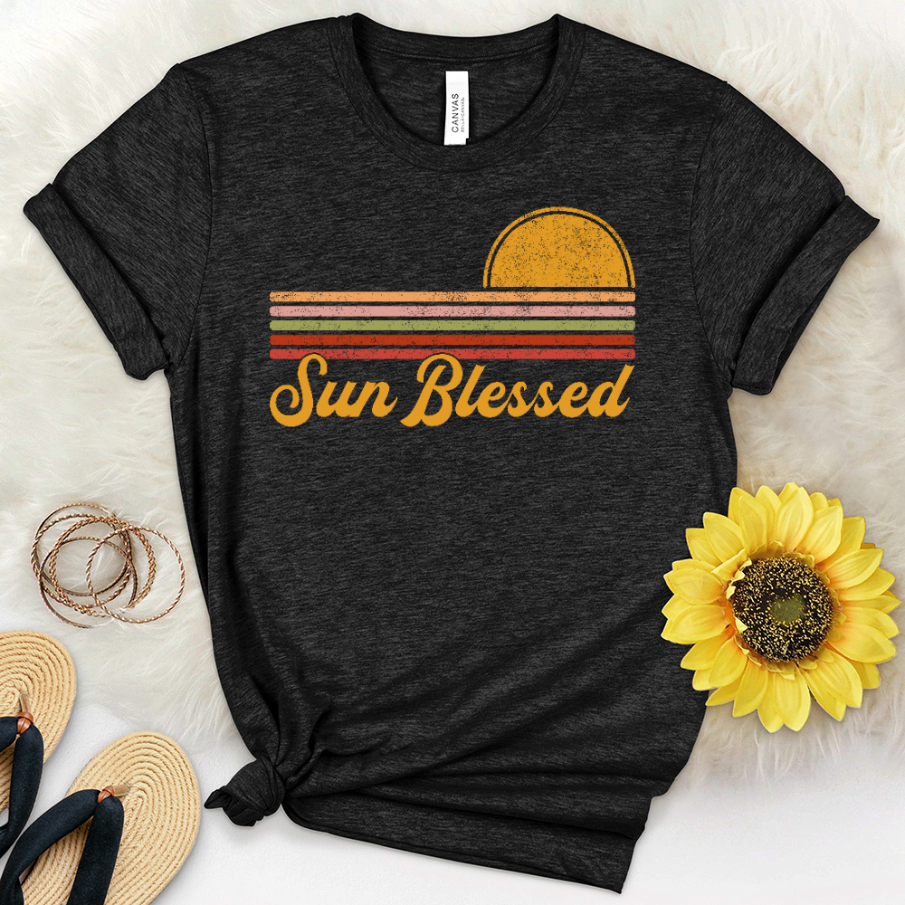 Sun Blessed Heathered Tee