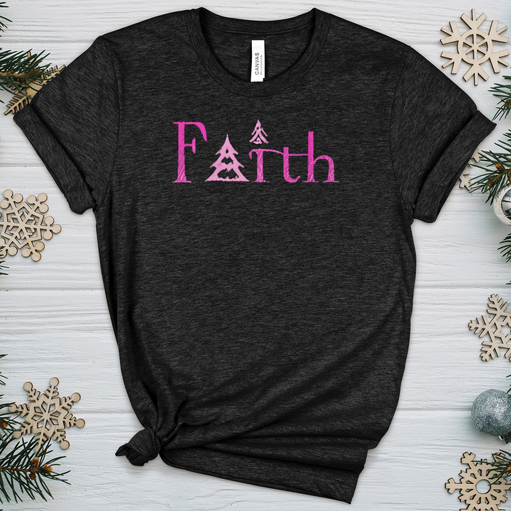 Faith Tree Heathered Tee