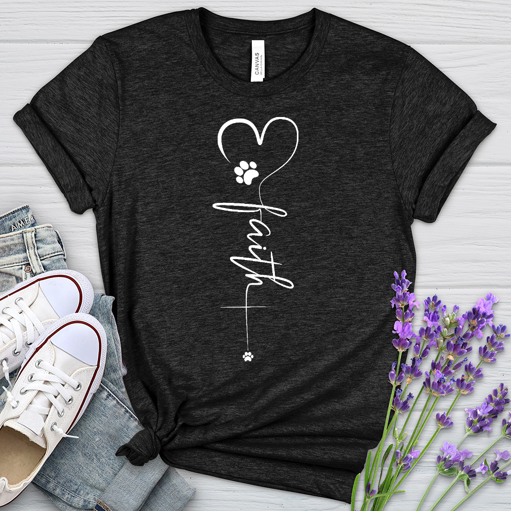 Faith Paw Heart Cross Tee